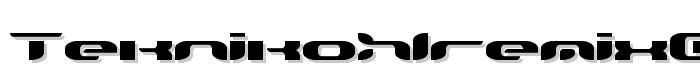 TeknikohlRemix01  Normal font